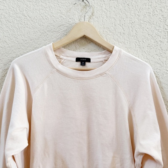 J. Crew Sweater Magic Rinse Pullover Sweatshirt Crew Classic Preppy Cream XS - Picture 4 of 10